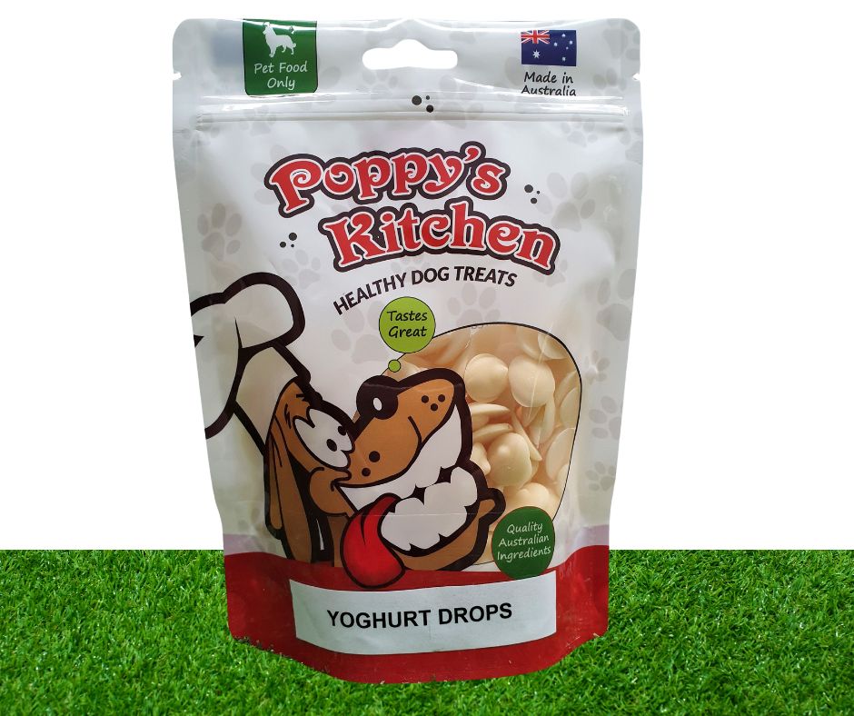Poppys Kitchen Australian Made Yoghurt Dog Treats 150G