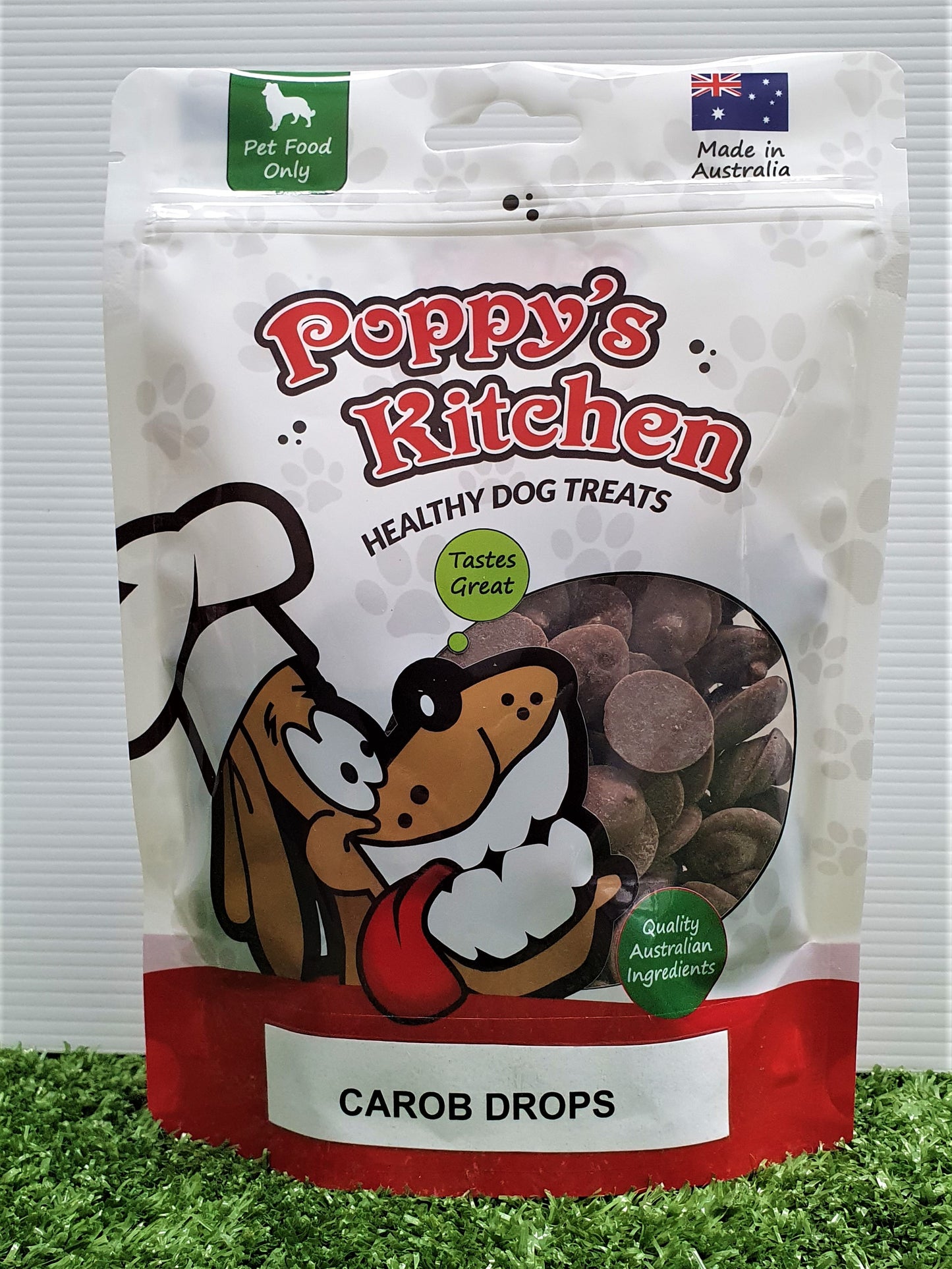 Poppys Kitchen Australian Made Carob Dog Treats 150G